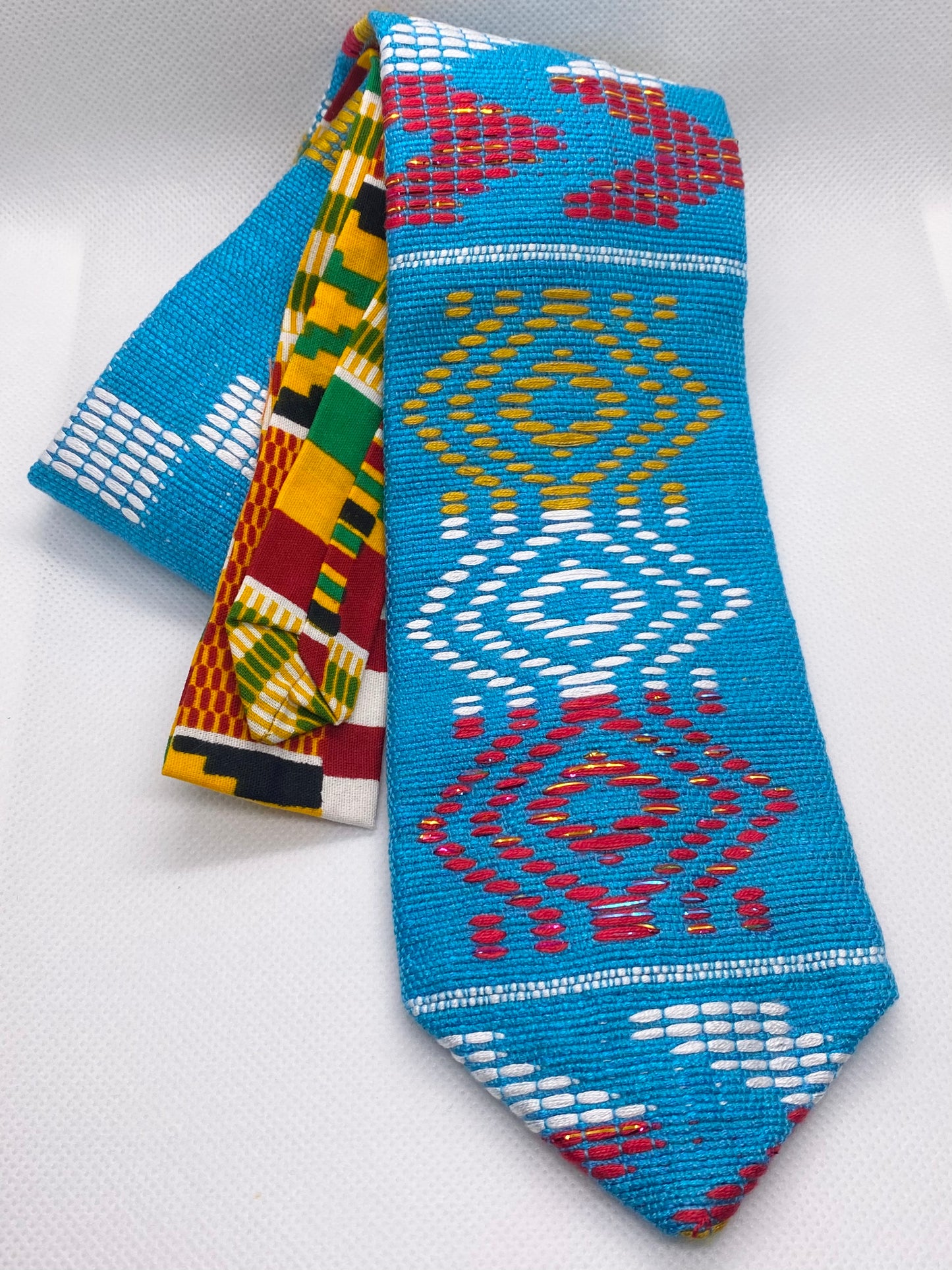 Hand Woven Kente Neck Tie