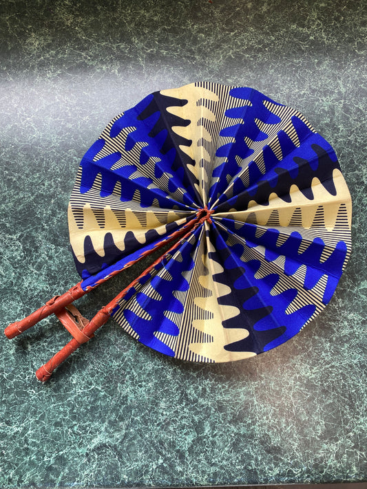 Ankara Hand/ Decor Fan