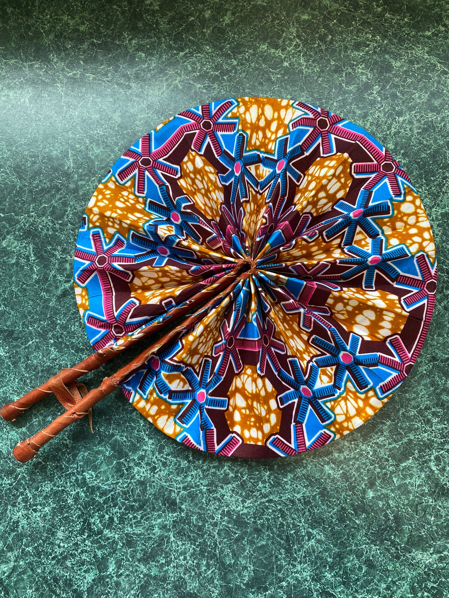 Ankara Hand/ Decor Fan