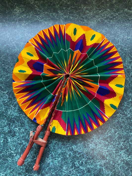 Ankara Hand Fan | 2 sided