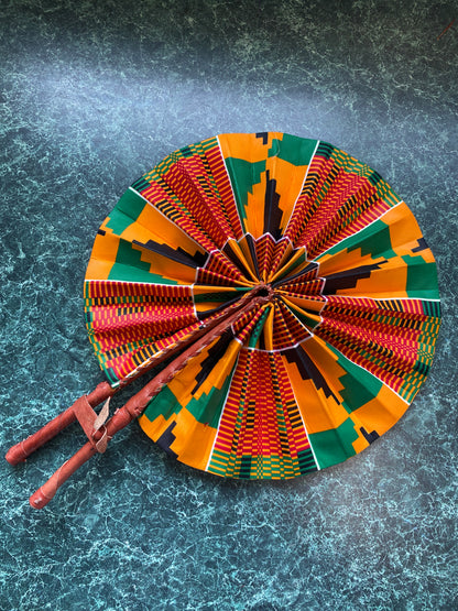 Ankara Hand/ Decor Fan